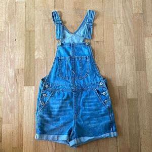 American Eagle Tomgirl Shortall Overalls size XXS